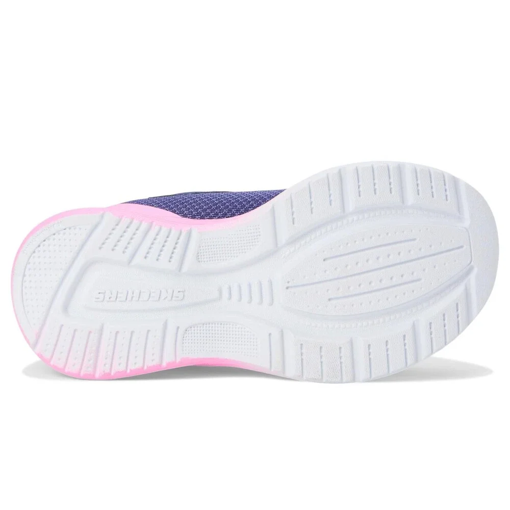 Skechers Microspec Max Advance - Fly 3 Girls 1.5 M Navy Athletic Shoes ZOGG3340